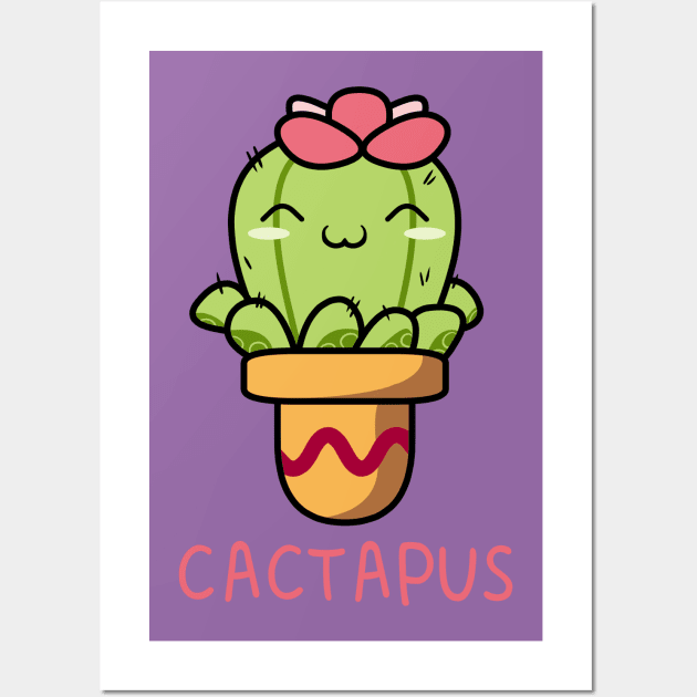 Cactapus Wall Art by HeroInstitute